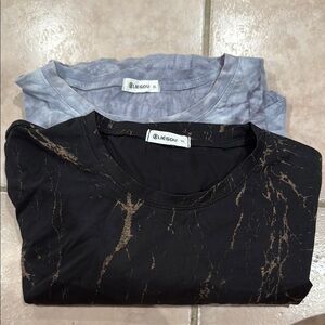 $LIEGOU BUNDLE OF 2 Mens XL T shirts